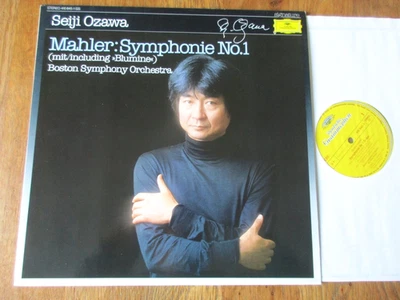 Mahler - Symphony 1 / BSO / Ozawa / DG 410 845-1 Stereo Ed2 W-Germany '84 NM/NM - Image 1 of 3