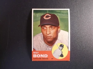 1963 Topps Baseball Walt Bond Karte # 493 - Bild 1 von 2