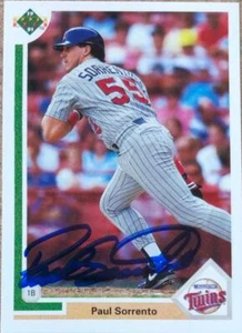 Paul Sorrento Autographed 1991 Upper Deck #680 - Picture 1 of 1