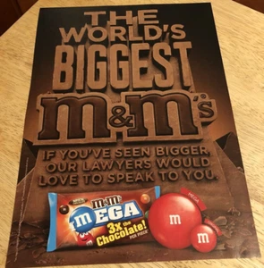 2014 M&Ms - Mega - Magazin Printanzeige - Bild 1 von 1