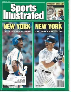 NEW YORK METS STRAWBERRY YANKEES MATTINGLY 1987 SPORTS ILLUSTRATED NAVRATILOVA - Picture 1 of 1