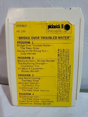 Simon and Garfunkel Bridge Over Troubled Water 8-Track Pickwick P8-195 - Image 1 of 4