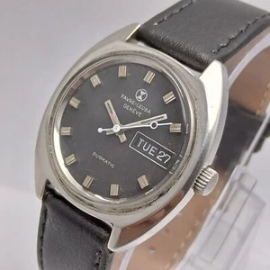 Favre-Leuba Geneve Duomatic 59993 Automatic Day/Date Vintage Men’s Watch - Picture 1 of 10