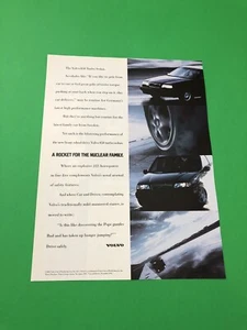 1994 1995 VOLVO 850 TURBO VINTAGE ORIGINAL PRINT AD ADVERTISEMENT PRINTED - Picture 1 of 1
