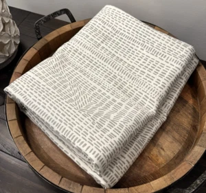 Cortina de ducha West Elm 100 % lona algodón BOMU 72x74 gris piedra ¡Excelente! - Imagen 1 de 1