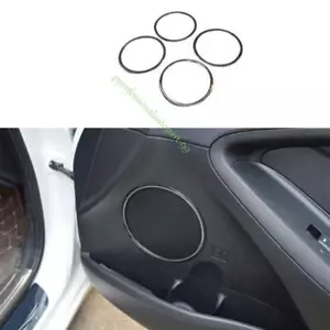 Cubierta de audio para altavoz de puerta interior de fibra de carbono 4 piezas para Kia Forte K3 2014-2018 - Imagen 1 de 9