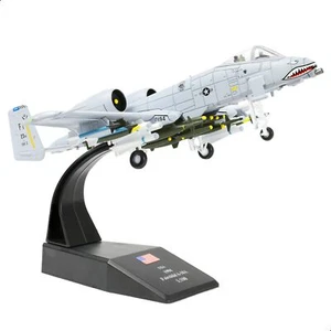 1/100 A-10 Attack Pre-Build Diecast Metal Aircraft Model Kits Thunderbolt II - Picture 1 of 6