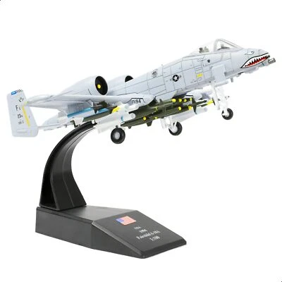 1/100 A-10 Attack Pre-Build Diecast Metal Aircraft Model Kits Thunderbolt II - Image 1 of 4