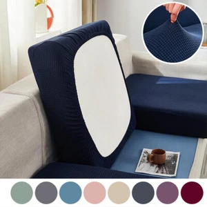 Jacquard Stretch Individual Sofa Seat Cushion Covers Couch Slipcover Removable - Picture 1 of 66