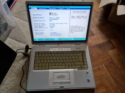 Compaq Presario V4000 laptop - working but with faults - Image 1 of 3