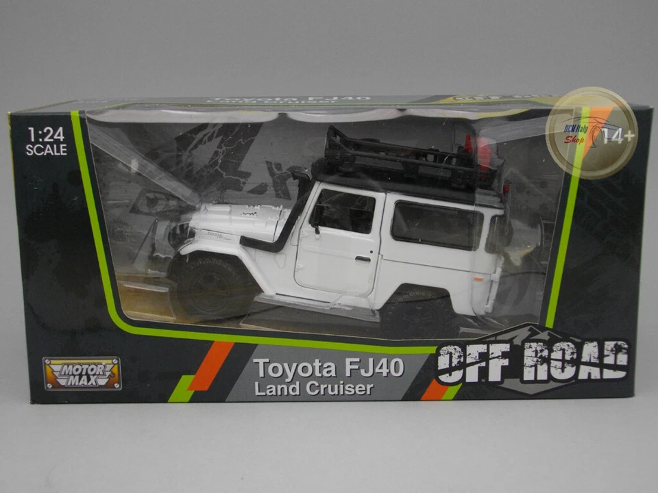 Toyota FJ40 Land Cruiser - Motormax 1:24 - MX79137WH - Immagine 1 di 1