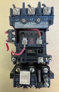 A-B Motorstarter 509-A0D Ser B Größe 0, Hilfskontakt 595-A, 42185-800-01 - Bild 1 von 9