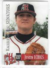 2005 Harrisburg Senators (Double-A Washington Nationals) Justin Echols
