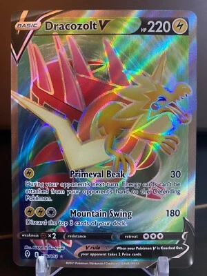 Pokemon Dracozolt V 178/203 Evolving Skies Full Art Ultra Rare Holo - Image 1 of 2