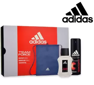 Perfume for Men adidas Team Force EDT 50ml+Deodorant 150ml Holdall Gym Large - Picture 1 of 1