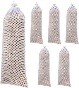 6 Pieces Finch Sock Feeder Thistle Socks Bird Feeder Instant Seed Sack for Outdo - Picture 1 of 11