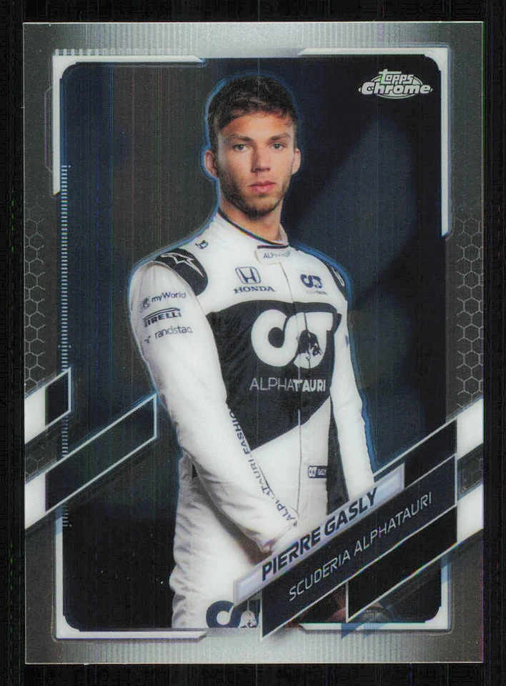 2021 Topps Chrome Formula 1 #13 Pierre Gasly - Image 1 of 2