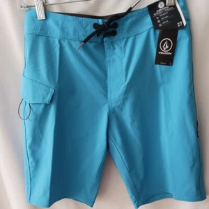 Volcom Mod Tech Board Shorts Cargo Pocket 4 Way Stretch Water Resistant Sz 27 - Picture 1 of 12