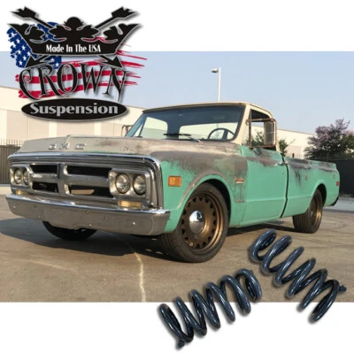 Chevrolet GMC Chevy K5 C10 C-10 1963-1987 2" muelles helicoidales delanteros descendentes Foto 1 de 3