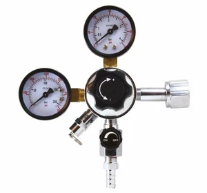 Regulador de CO2 para barril y sistema de dispensación de cerveza y refrescos - CGA-320 - Imagen 1 de 4
