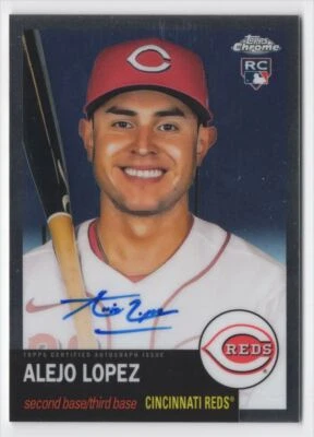 2022 TOPPS CHROME PLATINUM AUTO ALEJO LOPEZ #- - Image 1 of 2