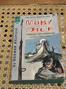 VTG 1963 Herman Melville Moby Dick Complete And On A Bridged Dell 4th printing - Picture 1 of 12