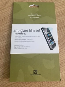 Single iPhone 3G anti-glare film for screen / open box 1 new screen - Picture 1 of 4