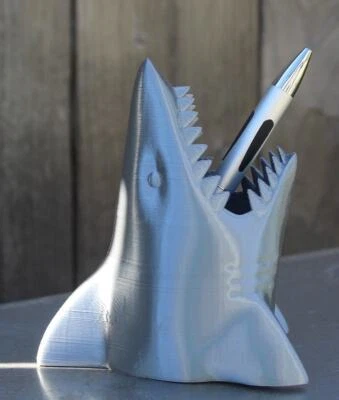 Shark Pen and Pencil Holder for your Office or School Desk - Image 1 of 4