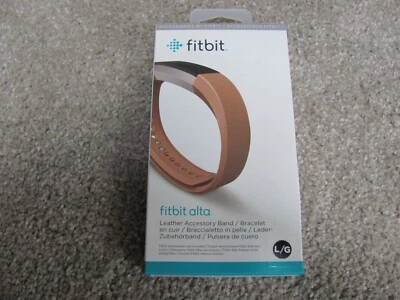 Original Fitbit Alta Repuesto CUERO Accesorio Banda Camel Grande Nuevo Foto 1 de 3