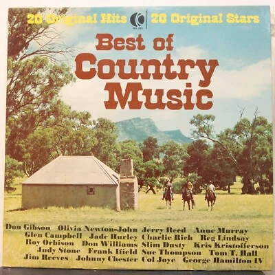 BEST OF COUNTRY MUSIC - VARIOUS - Vinyl LP - K-tel - 1974 - VG  (1582) - Image 1 of 4