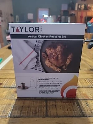 Taylor Grill Asador Vertical de Pollo Acero Inoxidable para Barbacoa Foto 1 de 4