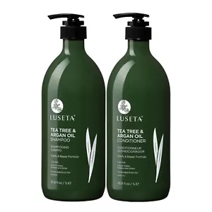 Luseta Tea Tree and Argan Oil Shampoo and Conditioner Set (2 x 33.8 oz.) - Picture 1 of 6