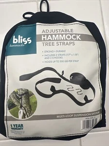 Bliss Hammocks Adjustable Hammock Tree Straps Multi-Loop Suspension System   - Picture 1 of 2
