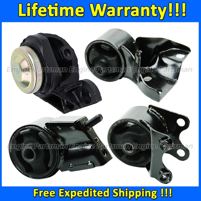 K0843 Motor&Trans Mount Set 4PCS For 1990-92 Mazda MX-6 2.2L AUTO w/o Turbo - Image 1 of 1