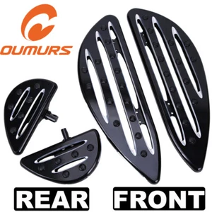 Tablero de piso del conductor delantero / clavija de pie del pasajero trasero para Harley Touring Dyna Glide - Imagen 1 de 25