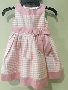 New Gymboree Gingham pink white dress Size 2 2t  54.95 - Picture 1 of 4