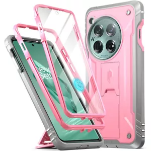Funda Para OnePlus 12 5G | Poética con Pata de Cabra y Cubierta Pantalla Incorporada Rosa - Imagen 1 de 6