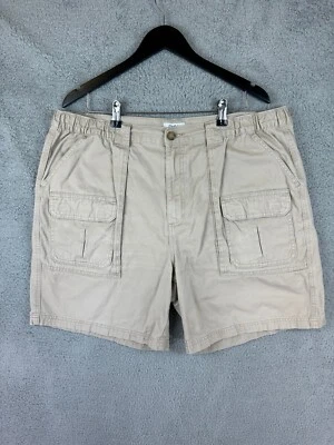 Croft & Barrow Cargo Pantalones Cortos de Senderismo para Hombres 40x9 Beige Confort Cintura Pesca al Aire Libre Foto 1 de 4
