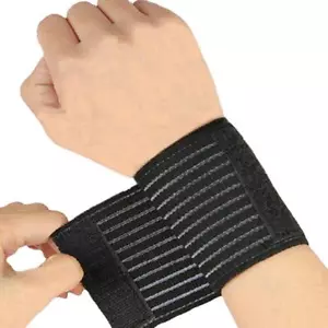 Pulsera deportiva soporte ajustable correa gimnasio vendaje túnel carpiano - EE. UU. - Imagen 1 de 16