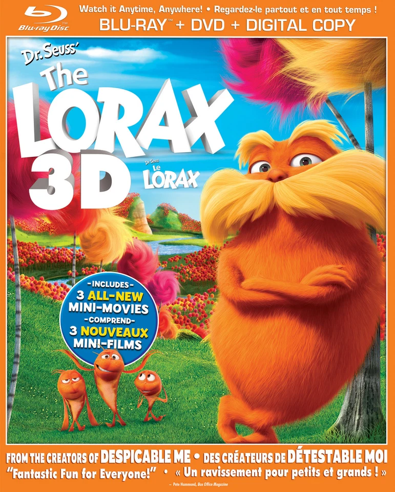 Dr. Seuss' The Lorax [3D] (DVD/Blu-ray 3D/Blu-ray, 2012) - Image 1 of 1