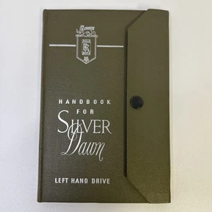 Rolls Royce Handbook for Silver Dawn Owners Manual Left Hand Drive Number V - Picture 1 of 19