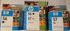 Genuine HP 56 HP 57 Ink Cartridge LOT- DeskJet 450 5150 5550 5650 ***EXP 2006*** - Picture 1 of 9