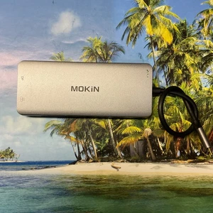 Mokin USB-C Docking Station Dual Monitor 12 in 1, 4K HDMI, MOUC3303A, USB-C Hub - Picture 1 of 9