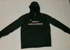 Sudadera con Capucha Nike Para Hombres XL Negra Propiedad de Atlanta Falcons NFL Calce Térmico Pullover - Imagen 1 de 23