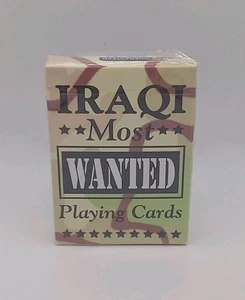 New Factory Sealed IRAQI MOST WANTED Playing Cards, By Bicycle~Made In U.S.A. - Picture 1 of 7