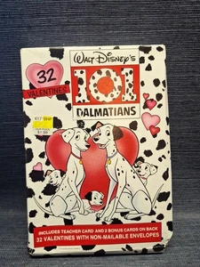 Juego de caja de tarjetas de San Valentín 101 dálmatas años 90 de colección 31 nuevo en caja Walt Disney - Imagen 1 de 3