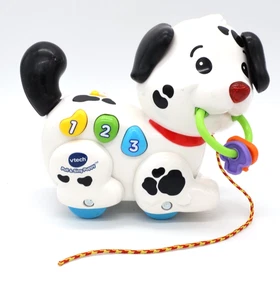 Juguete sensorial de aprendizaje para cachorro Vtech Pull & Sing luces sonido 10" niño pequeño - Imagen 1 de 5