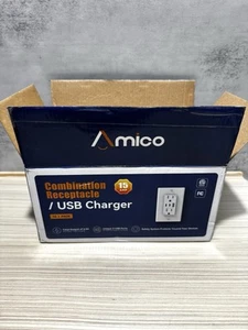 Amico 6,0A USB Steckdose 12er Pack, 3-Port 30W Steckdosen mit 2 Typ C & 1 Typ A - Bild 1 von 4