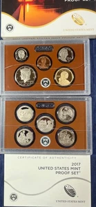 2017 U.S. Mint Proof Set Original Government Packaging OGP COA Broken #534 - Picture 1 of 3