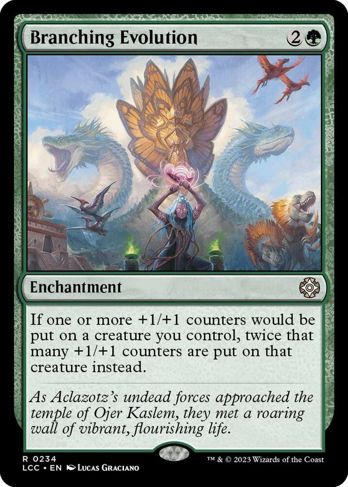 Branching Evolution R Commander: The Lost Caverns of Ixalan Enchantment 234 - Image 1 of 1